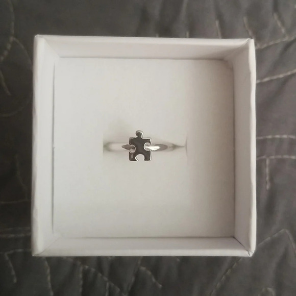 Stacks & Stones Sterling Silver Puzzle Piece Stack Ring NWT - Picture 3 of 5